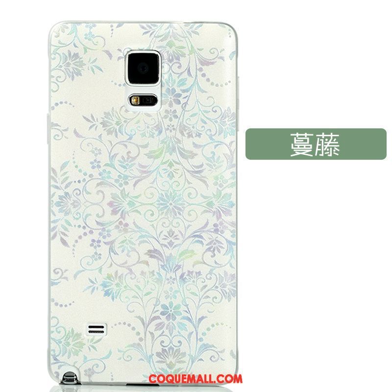 Étui Samsung Galaxy Note 4 Dessin Animé Créatif Couvercle Arrière, Coque Samsung Galaxy Note 4 Vert Très Mince