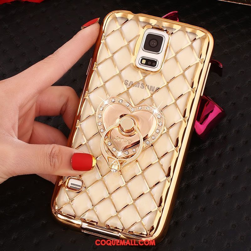 Étui Samsung Galaxy Note 4 Incruster Strass Étoile Protection, Coque Samsung Galaxy Note 4 Fluide Doux Téléphone Portable