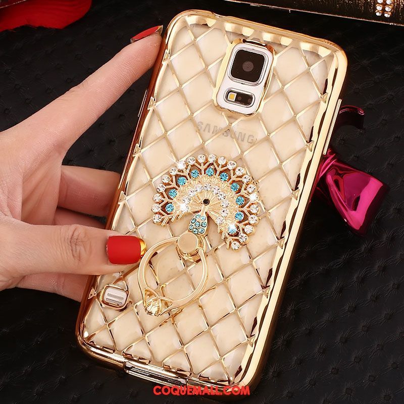 Étui Samsung Galaxy Note 4 Incruster Strass Étoile Protection, Coque Samsung Galaxy Note 4 Fluide Doux Téléphone Portable