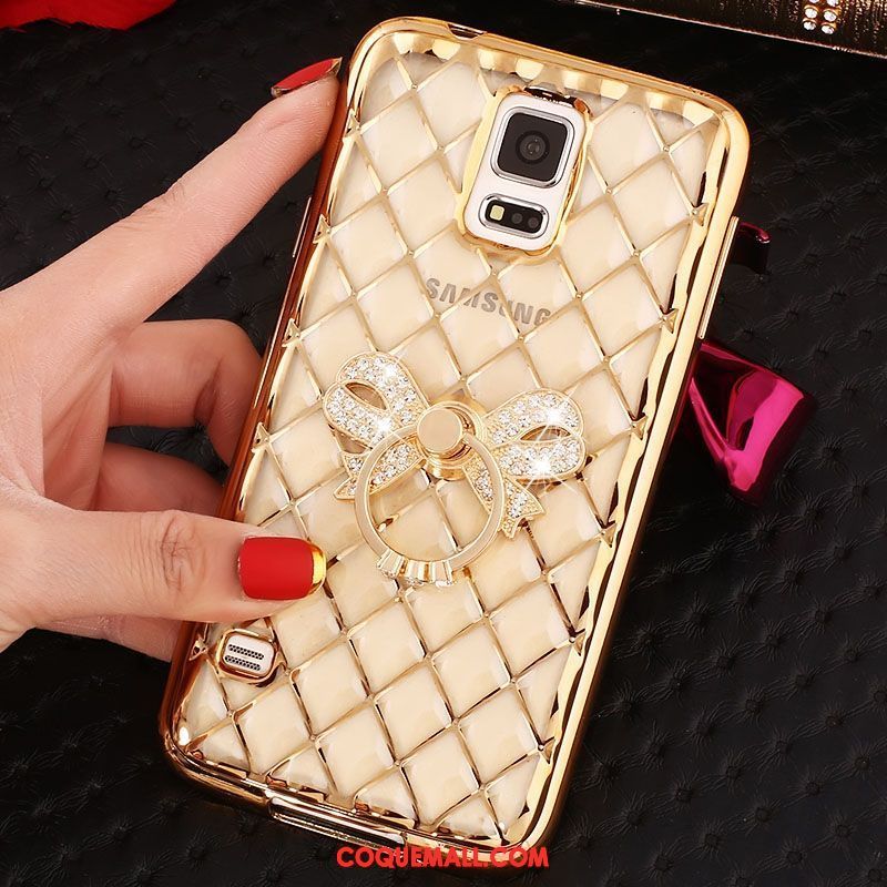 Étui Samsung Galaxy Note 4 Incruster Strass Étoile Protection, Coque Samsung Galaxy Note 4 Fluide Doux Téléphone Portable