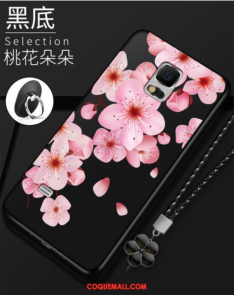 Étui Samsung Galaxy Note 4 Noir Protection Étoile, Coque Samsung Galaxy Note 4 Silicone Nouveau