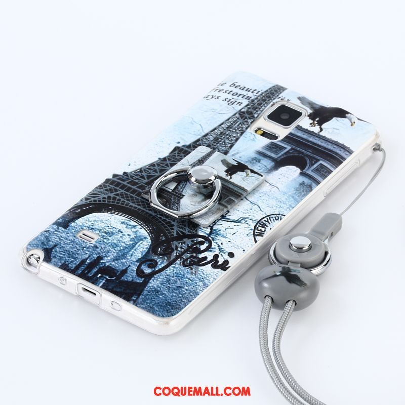 Étui Samsung Galaxy Note 4 Ornements Suspendus Incassable Fluide Doux, Coque Samsung Galaxy Note 4 Étoile Protection