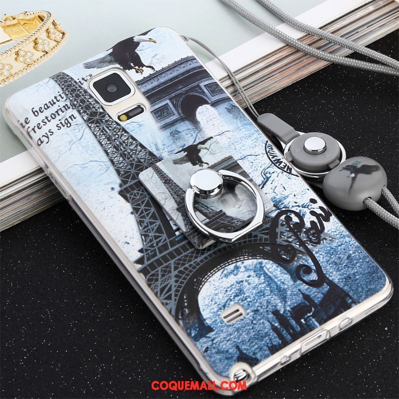 Étui Samsung Galaxy Note 4 Ornements Suspendus Incassable Téléphone Portable, Coque Samsung Galaxy Note 4 Étoile Fluide Doux