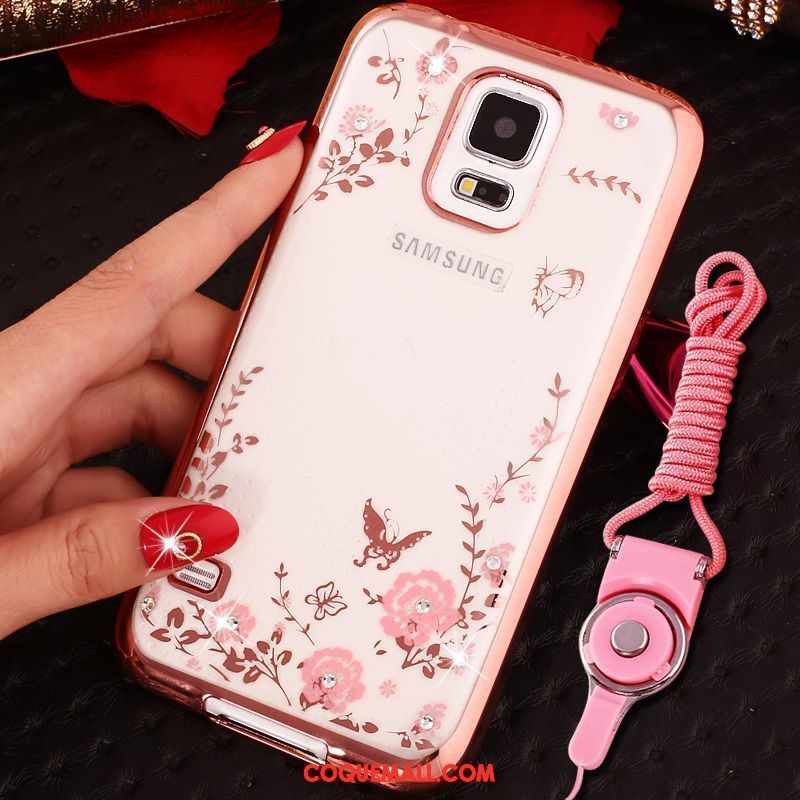 Étui Samsung Galaxy Note 4 Ornements Suspendus Étoile Téléphone Portable, Coque Samsung Galaxy Note 4 Charmant Or