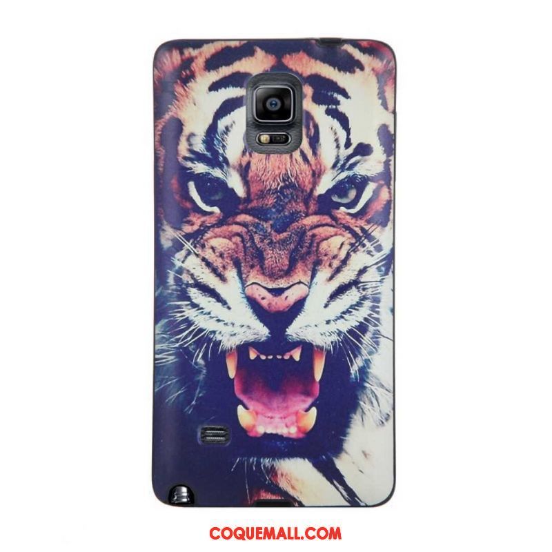 Étui Samsung Galaxy Note 4 Protection Fluide Doux Silicone, Coque Samsung Galaxy Note 4 Incassable Dessin Animé