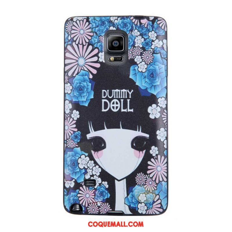 Étui Samsung Galaxy Note 4 Protection Fluide Doux Silicone, Coque Samsung Galaxy Note 4 Incassable Dessin Animé