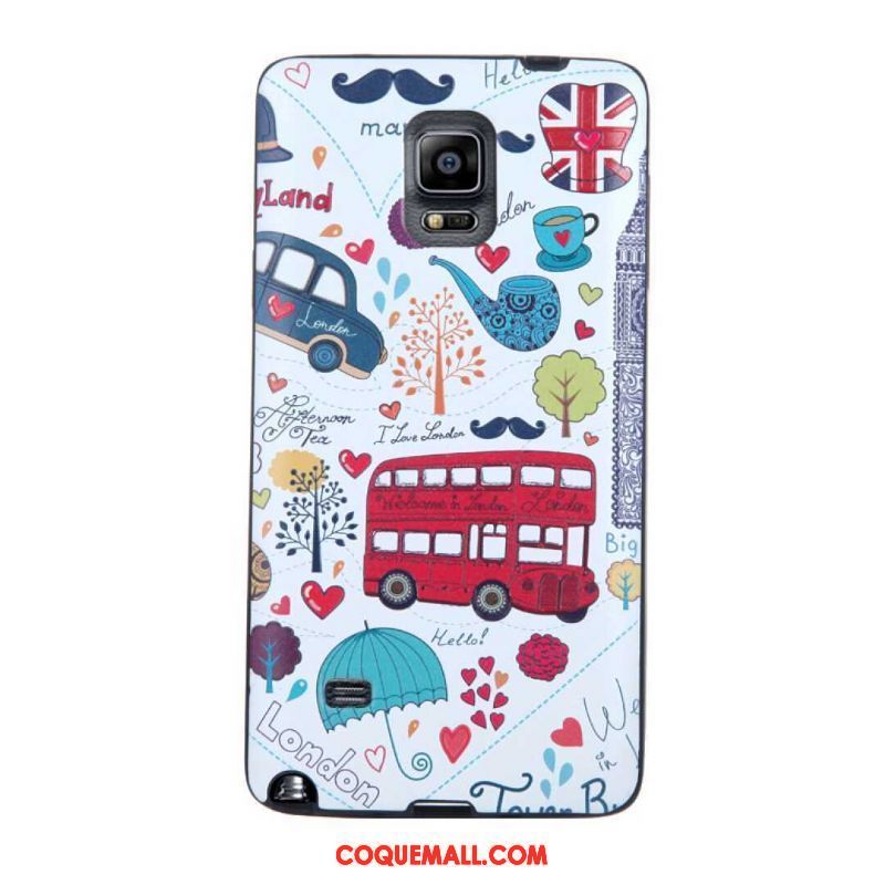 Étui Samsung Galaxy Note 4 Protection Fluide Doux Silicone, Coque Samsung Galaxy Note 4 Incassable Dessin Animé