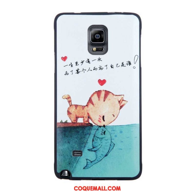 Étui Samsung Galaxy Note 4 Protection Fluide Doux Silicone, Coque Samsung Galaxy Note 4 Incassable Dessin Animé