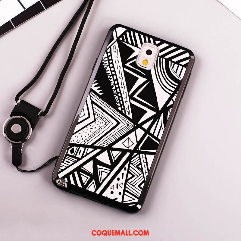 Étui Samsung Galaxy Note 4 Protection Noir Téléphone Portable, Coque Samsung Galaxy Note 4 Créatif Silicone