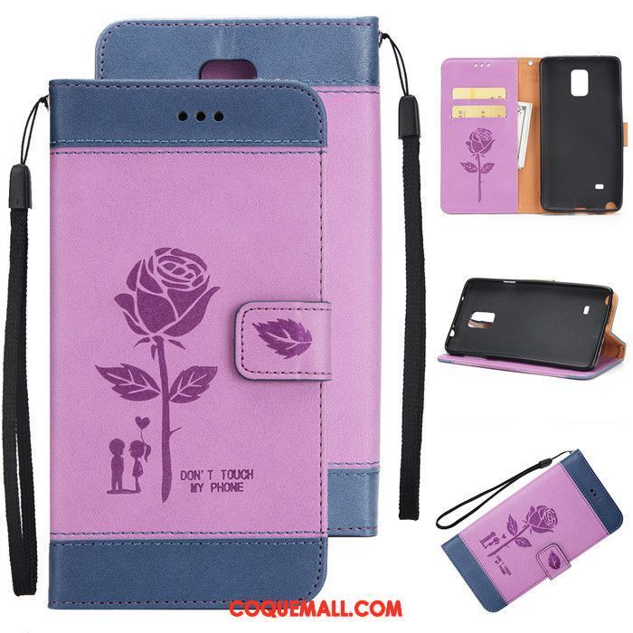 Étui Samsung Galaxy Note 4 Protection Or Tendance, Coque Samsung Galaxy Note 4 Clamshell Étoile