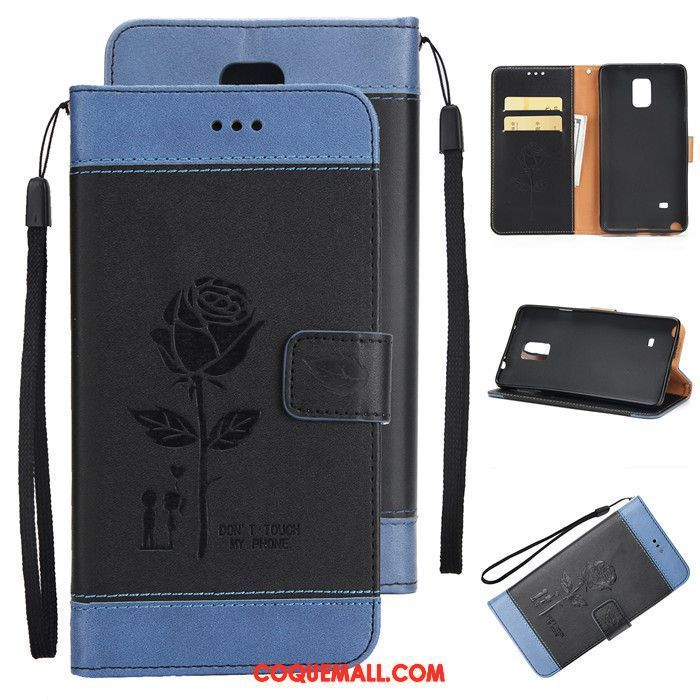 Étui Samsung Galaxy Note 4 Protection Or Tendance, Coque Samsung Galaxy Note 4 Clamshell Étoile