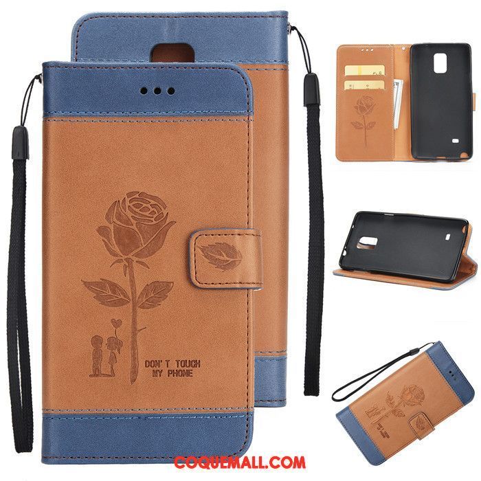 Étui Samsung Galaxy Note 4 Protection Or Tendance, Coque Samsung Galaxy Note 4 Clamshell Étoile