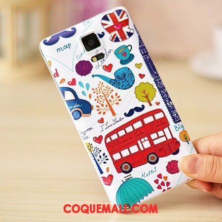 Étui Samsung Galaxy Note 4 Protection Peinture Très Mince, Coque Samsung Galaxy Note 4 Gaufrage Téléphone Portable