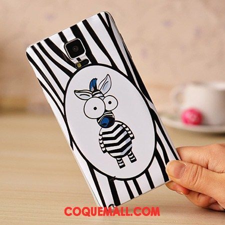 Étui Samsung Galaxy Note 4 Protection Peinture Très Mince, Coque Samsung Galaxy Note 4 Gaufrage Téléphone Portable