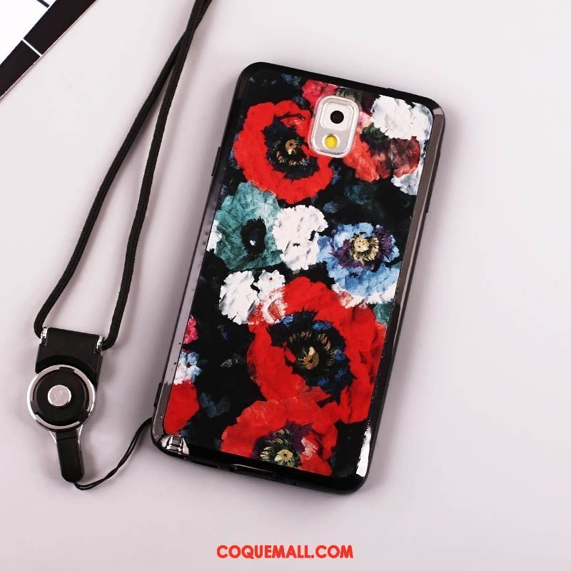 Étui Samsung Galaxy Note 4 Rose Ornements Suspendus Étoile, Coque Samsung Galaxy Note 4 Protection Fleur