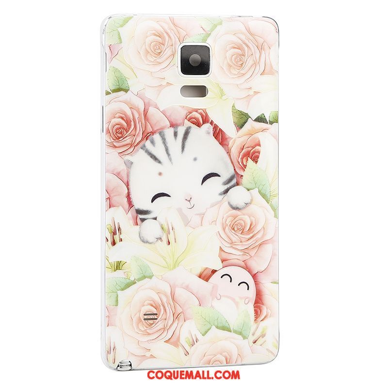 Étui Samsung Galaxy Note 4 Rose Téléphone Portable Étoile, Coque Samsung Galaxy Note 4 Couvercle Arrière