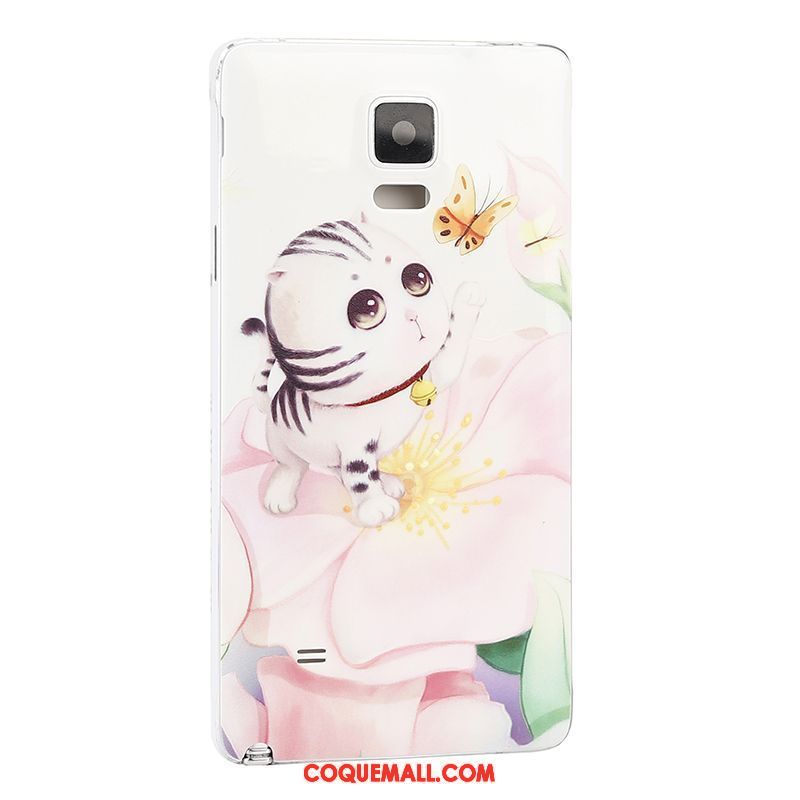 Étui Samsung Galaxy Note 4 Rose Téléphone Portable Étoile, Coque Samsung Galaxy Note 4 Couvercle Arrière