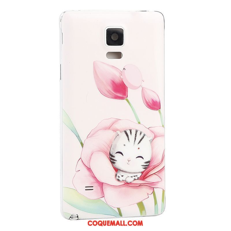 Étui Samsung Galaxy Note 4 Rose Téléphone Portable Étoile, Coque Samsung Galaxy Note 4 Couvercle Arrière