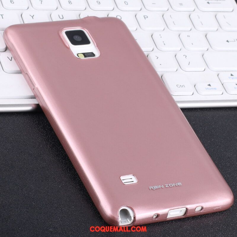 Étui Samsung Galaxy Note 4 Silicone Couvercle Arrière Personnalité, Coque Samsung Galaxy Note 4 Créatif Rouge