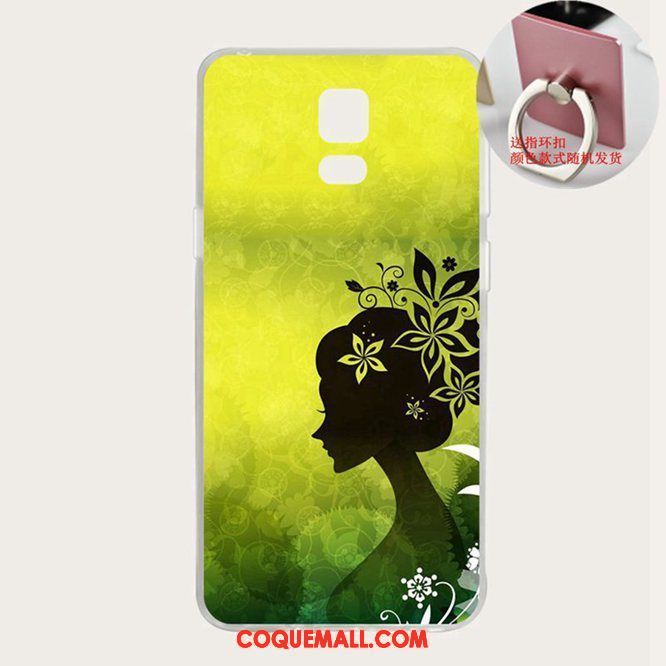 Étui Samsung Galaxy Note 4 Silicone Incassable Téléphone Portable, Coque Samsung Galaxy Note 4 Étoile Vert