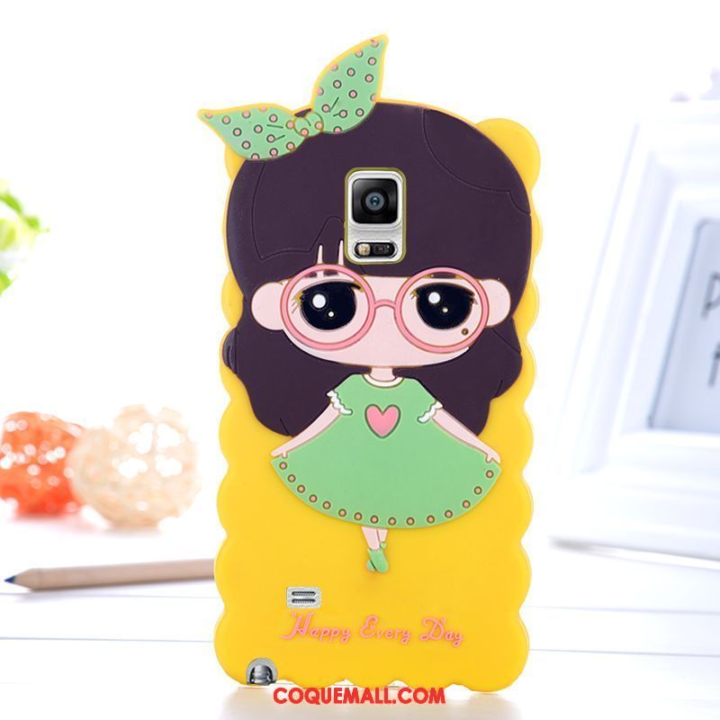 Étui Samsung Galaxy Note 4 Silicone Téléphone Portable Dessin Animé, Coque Samsung Galaxy Note 4 Étoile Fluide Doux