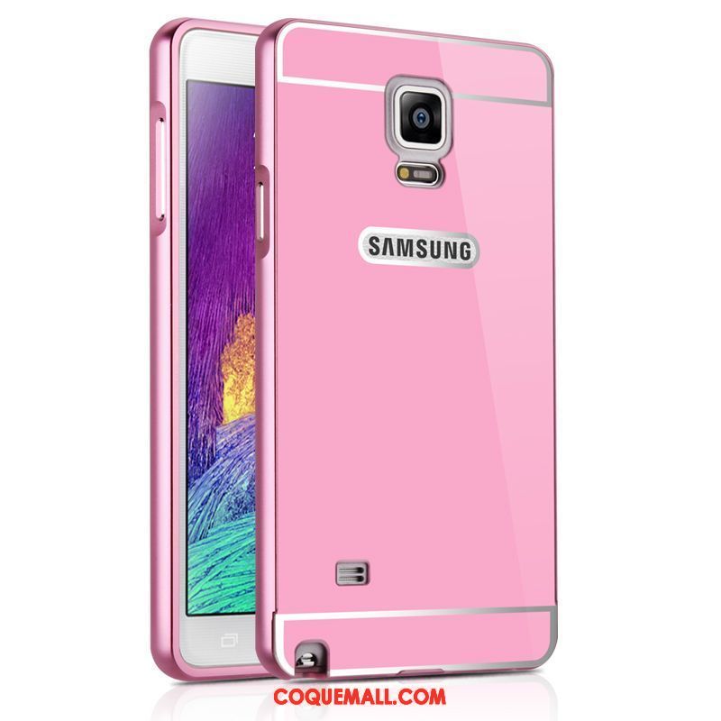 Étui Samsung Galaxy Note 4 Tendance Téléphone Portable Protection, Coque Samsung Galaxy Note 4 Border Rose