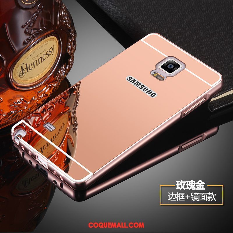 Étui Samsung Galaxy Note 4 Tendance Téléphone Portable Protection, Coque Samsung Galaxy Note 4 Border Rose