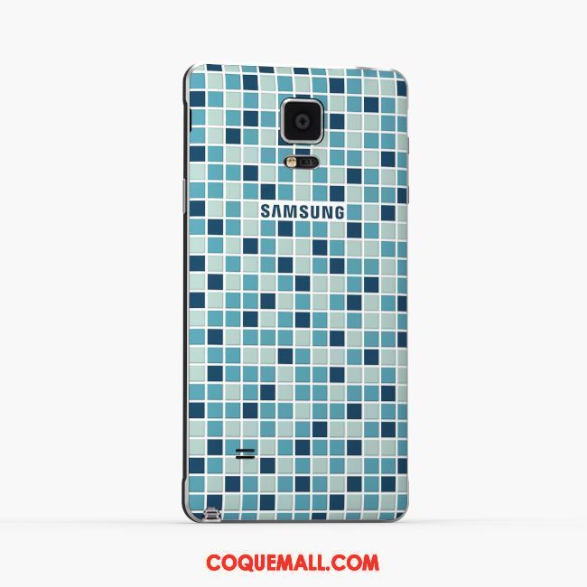 Étui Samsung Galaxy Note 4 Téléphone Portable Bovins Gaufrage, Coque Samsung Galaxy Note 4 Modèle Fleurie Étoile