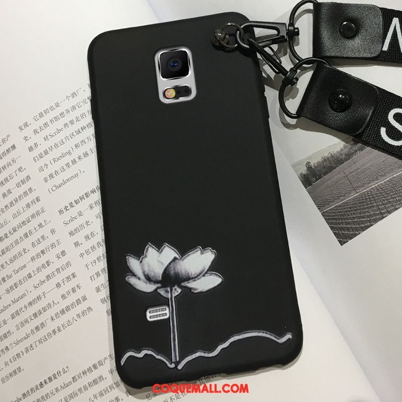 Étui Samsung Galaxy Note 4 Téléphone Portable Silicone Protection, Coque Samsung Galaxy Note 4 Incassable Ornements Suspendus