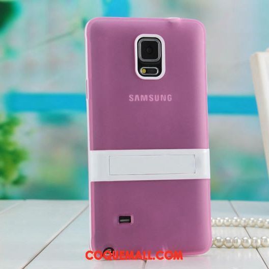 Étui Samsung Galaxy Note 4 Téléphone Portable Support Étoile, Coque Samsung Galaxy Note 4 Orange Silicone