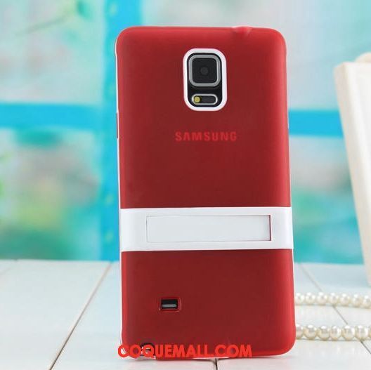 Étui Samsung Galaxy Note 4 Téléphone Portable Support Étoile, Coque Samsung Galaxy Note 4 Orange Silicone