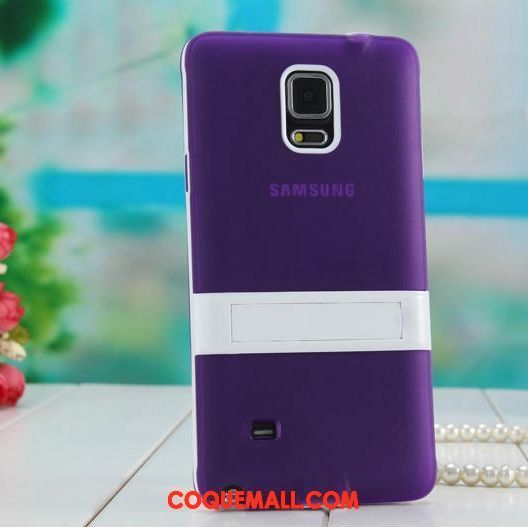 Étui Samsung Galaxy Note 4 Téléphone Portable Support Étoile, Coque Samsung Galaxy Note 4 Orange Silicone