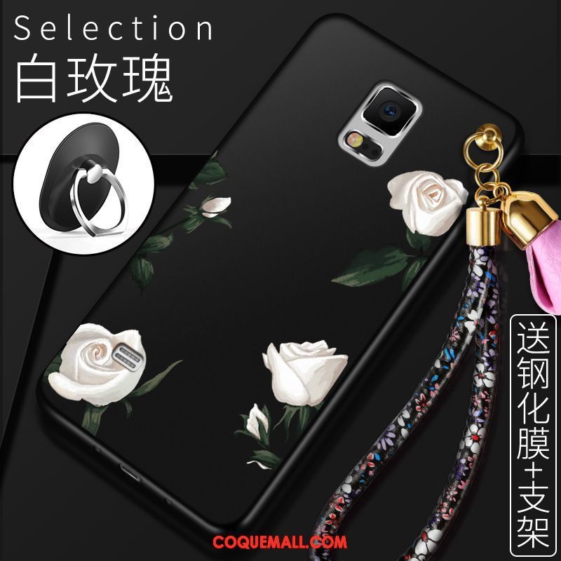 Étui Samsung Galaxy Note 4 Étoile Noir Protection, Coque Samsung Galaxy Note 4 Tendance Incassable