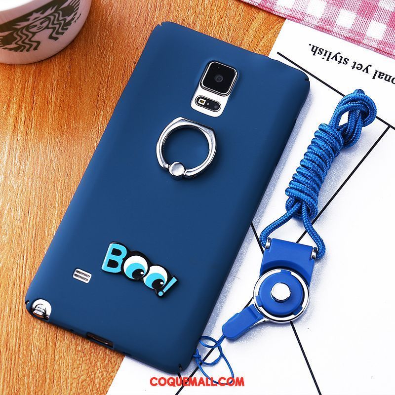 Étui Samsung Galaxy Note 4 Étoile Nouveau Incassable, Coque Samsung Galaxy Note 4 Bleu Délavé En Daim