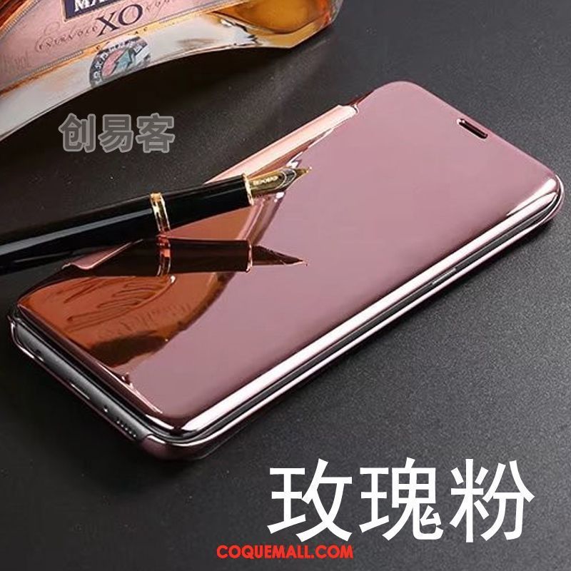 Étui Samsung Galaxy Note 4 Étui En Cuir Protection Or, Coque Samsung Galaxy Note 4 Miroir Étoile