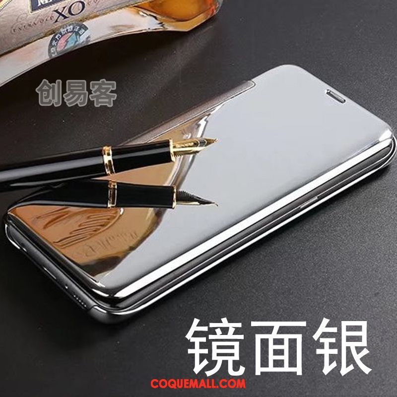 Étui Samsung Galaxy Note 4 Étui En Cuir Protection Or, Coque Samsung Galaxy Note 4 Miroir Étoile