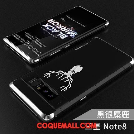 Étui Samsung Galaxy Note 8 Bleu Téléphone Portable Très Mince, Coque Samsung Galaxy Note 8 Étoile Délavé En Daim