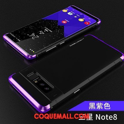 Étui Samsung Galaxy Note 8 Bleu Téléphone Portable Très Mince, Coque Samsung Galaxy Note 8 Étoile Délavé En Daim