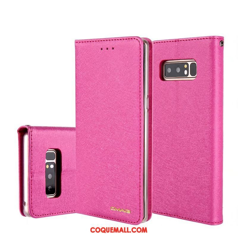 Étui Samsung Galaxy Note 8 Bleu Étui En Cuir Téléphone Portable, Coque Samsung Galaxy Note 8 Sac Carte Étoile