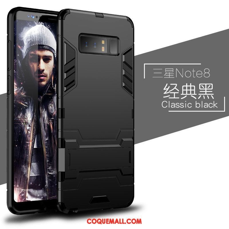 Étui Samsung Galaxy Note 8 Délavé En Daim Incassable Or, Coque Samsung Galaxy Note 8 Téléphone Portable Créatif