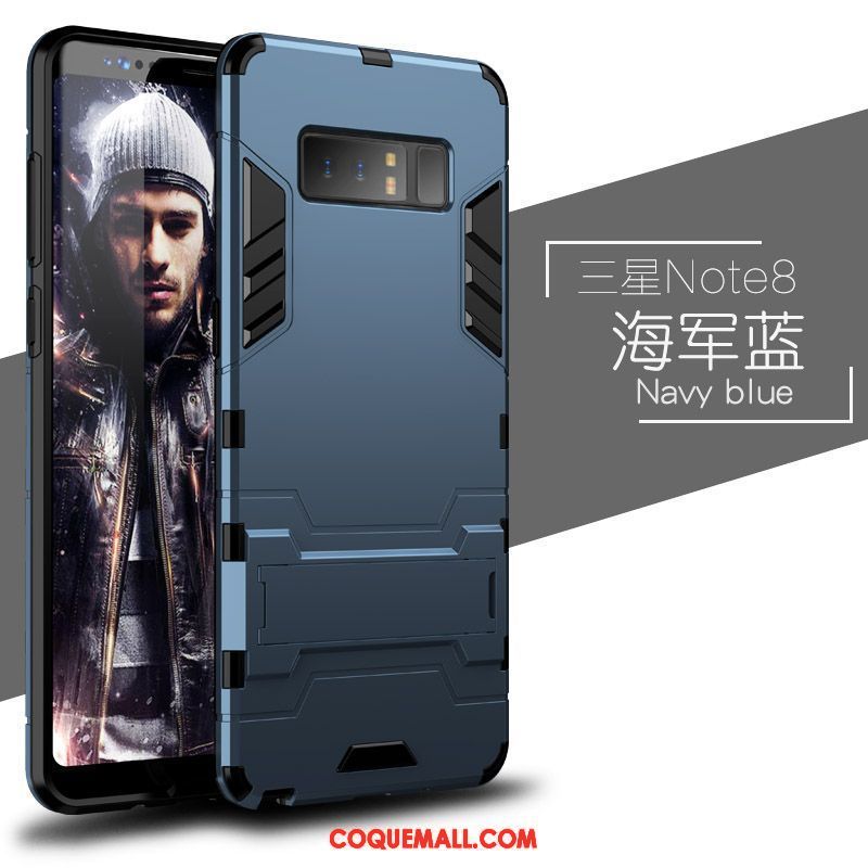 Étui Samsung Galaxy Note 8 Délavé En Daim Incassable Or, Coque Samsung Galaxy Note 8 Téléphone Portable Créatif