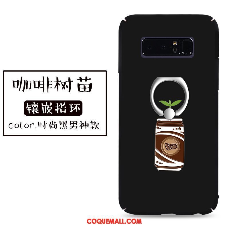 Étui Samsung Galaxy Note 8 Délavé En Daim Personnalité Rouge, Coque Samsung Galaxy Note 8 Fluide Doux Incassable