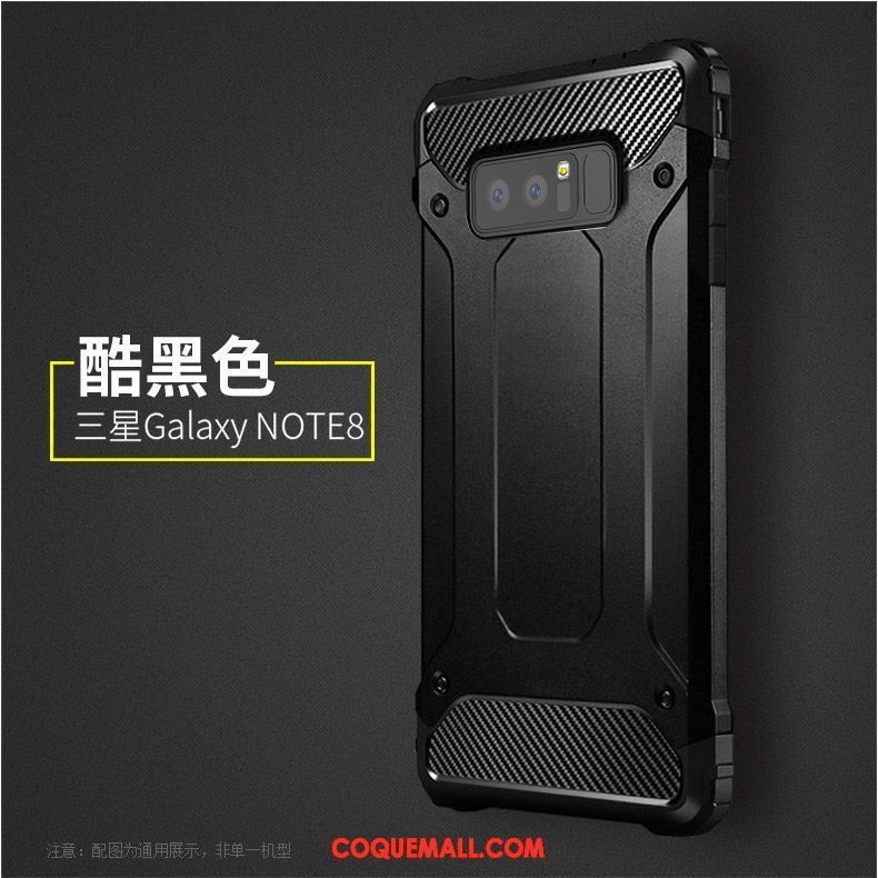 Étui Samsung Galaxy Note 8 Fluide Doux Délavé En Daim Incassable, Coque Samsung Galaxy Note 8 Tout Compris Téléphone Portable