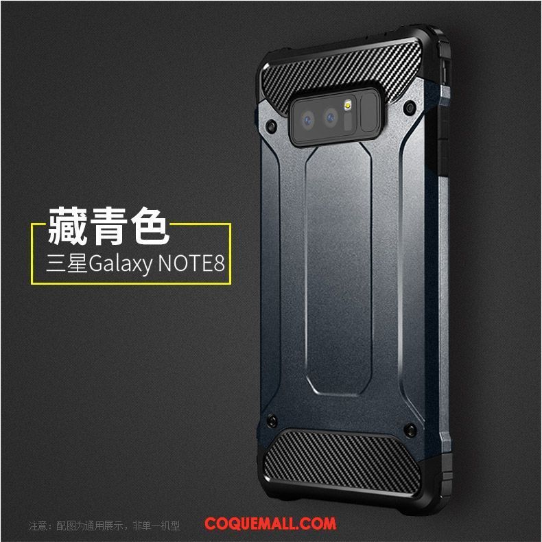 Étui Samsung Galaxy Note 8 Fluide Doux Délavé En Daim Incassable, Coque Samsung Galaxy Note 8 Tout Compris Téléphone Portable