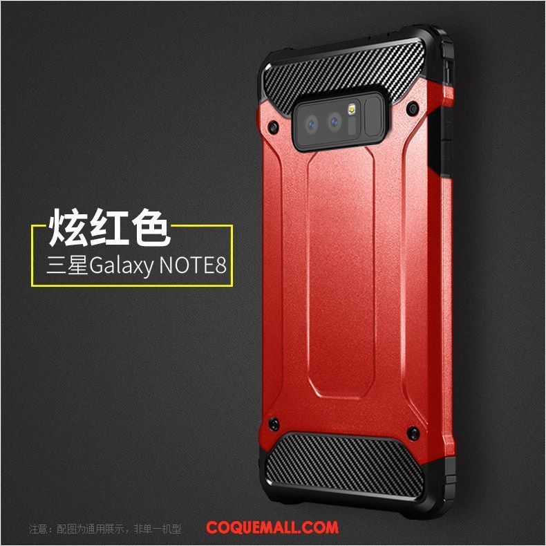 Étui Samsung Galaxy Note 8 Fluide Doux Délavé En Daim Incassable, Coque Samsung Galaxy Note 8 Tout Compris Téléphone Portable