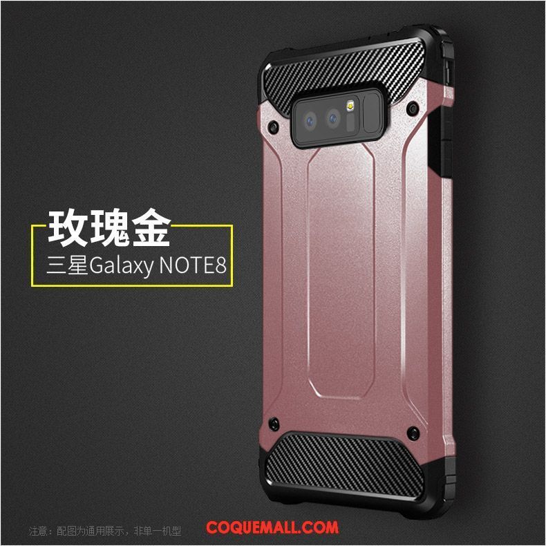 Étui Samsung Galaxy Note 8 Fluide Doux Délavé En Daim Incassable, Coque Samsung Galaxy Note 8 Tout Compris Téléphone Portable