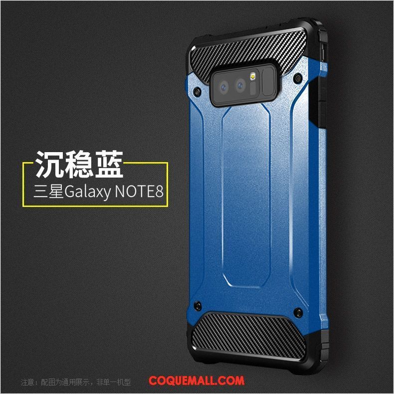 Étui Samsung Galaxy Note 8 Fluide Doux Délavé En Daim Incassable, Coque Samsung Galaxy Note 8 Tout Compris Téléphone Portable