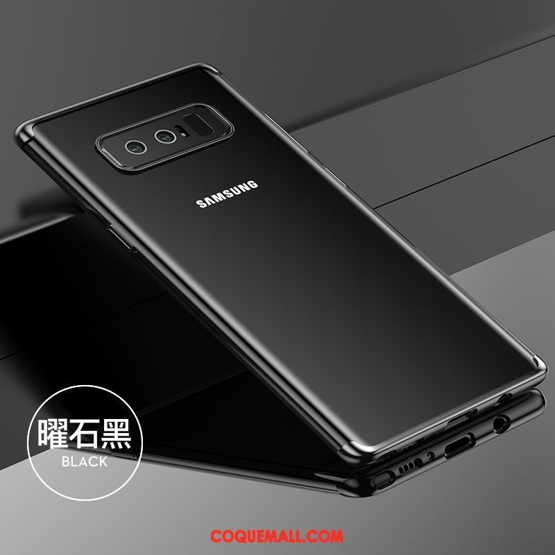 Étui Samsung Galaxy Note 8 Fluide Doux Transparent Étoile, Coque Samsung Galaxy Note 8 Bovins Protection
