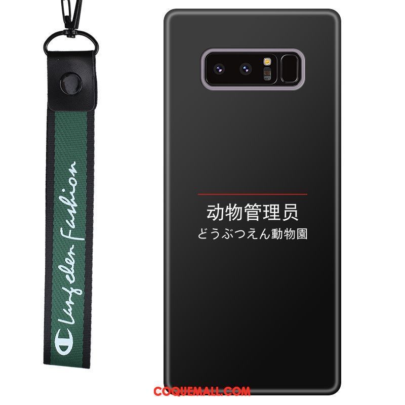 Étui Samsung Galaxy Note 8 Noir Personnalité Créatif, Coque Samsung Galaxy Note 8 Protection Incassable