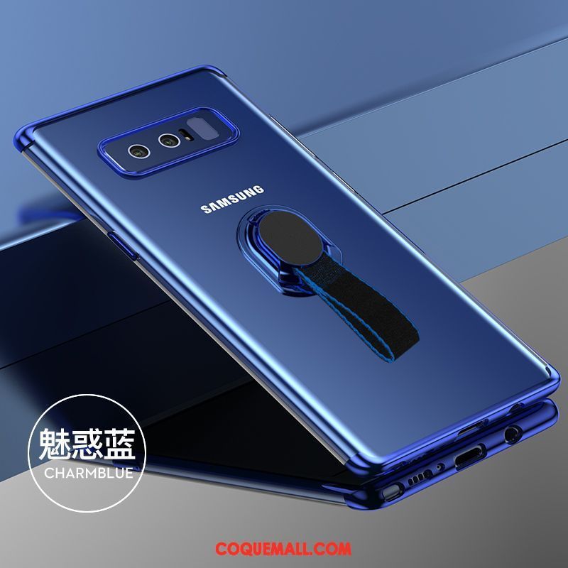 Étui Samsung Galaxy Note 8 Noir Tout Compris Silicone, Coque Samsung Galaxy Note 8 Téléphone Portable Étoile
